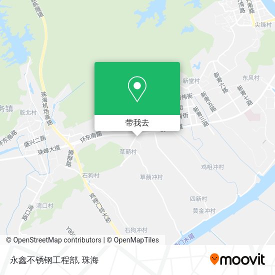 永鑫不锈钢工程部地图