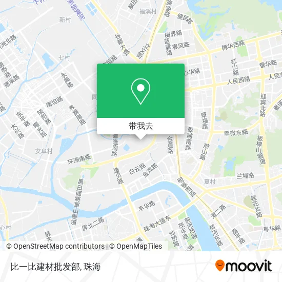 比一比建材批发部地图