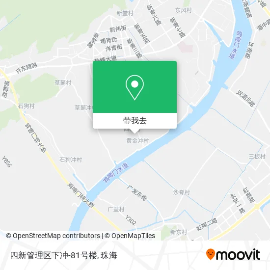 四新管理区下冲-81号楼地图
