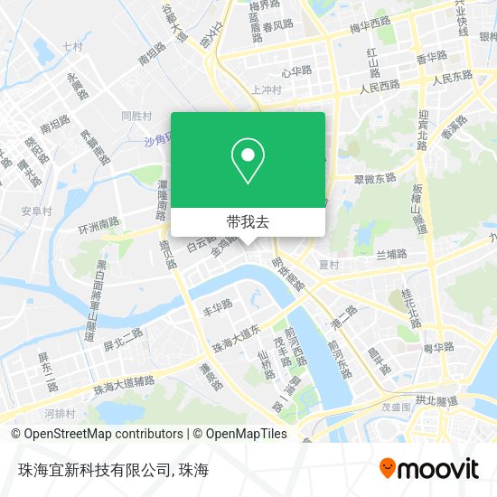 珠海宜新科技有限公司地图