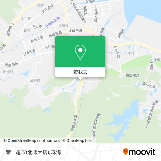 荣一超市(北师大店)地图