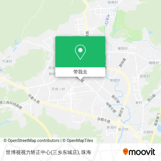 世博视视力矫正中心(三乡东城店)地图