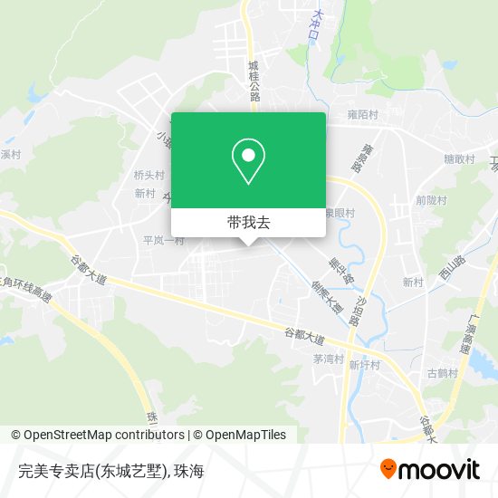 完美专卖店(东城艺墅)地图