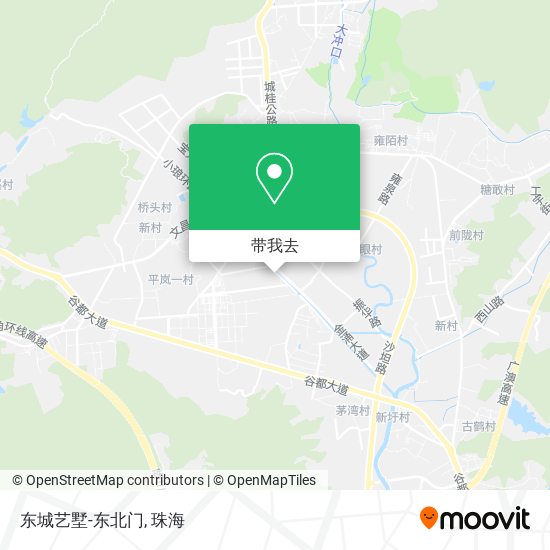 东城艺墅-东北门地图