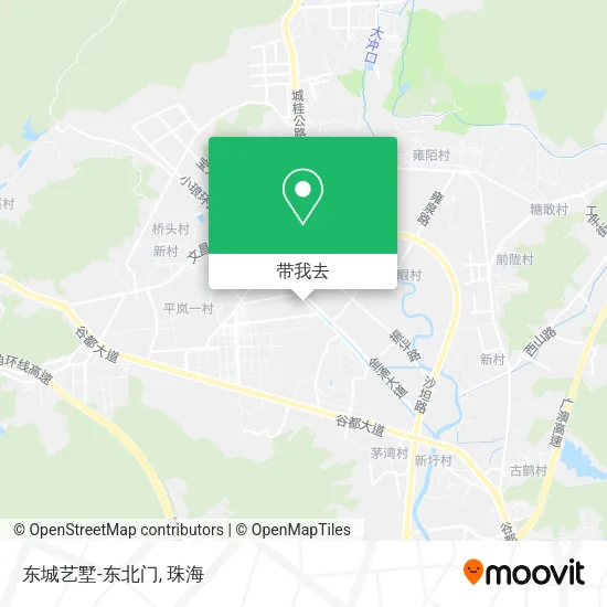 东城艺墅-东北门地图
