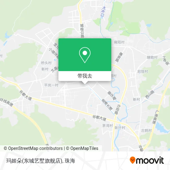 玛姬朵(东城艺墅旗舰店)地图