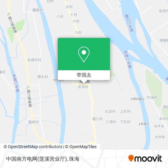 中国南方电网(莲溪营业厅)地图