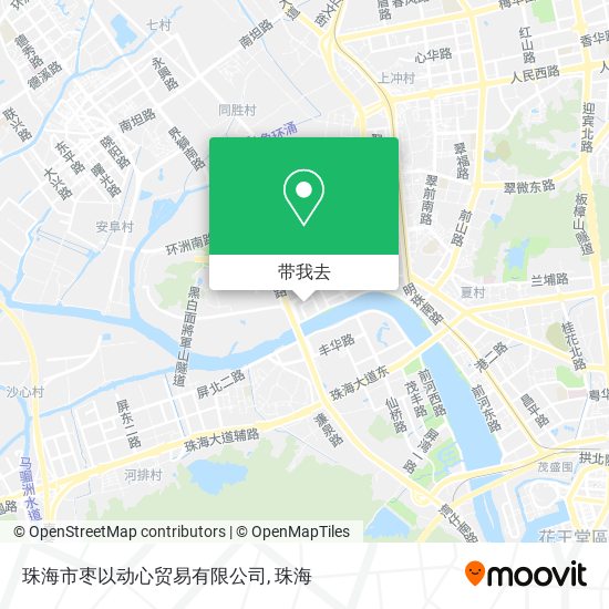 珠海市枣以动心贸易有限公司地图