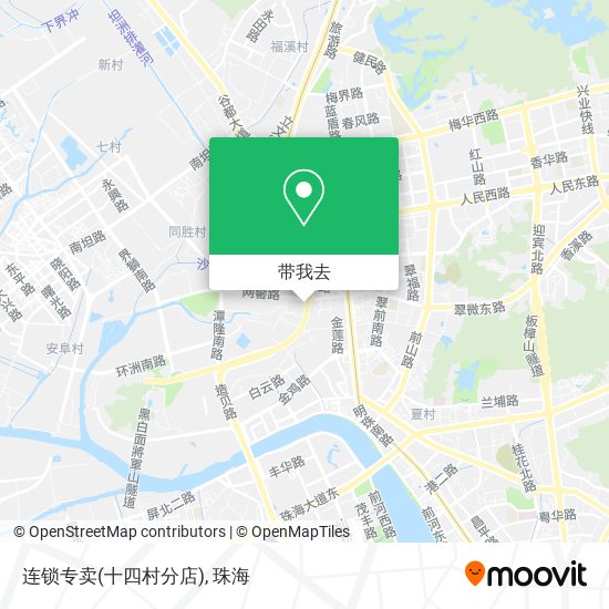 连锁专卖(十四村分店)地图