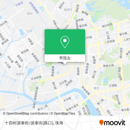 十四村源泰街/源泰街(路口)地图