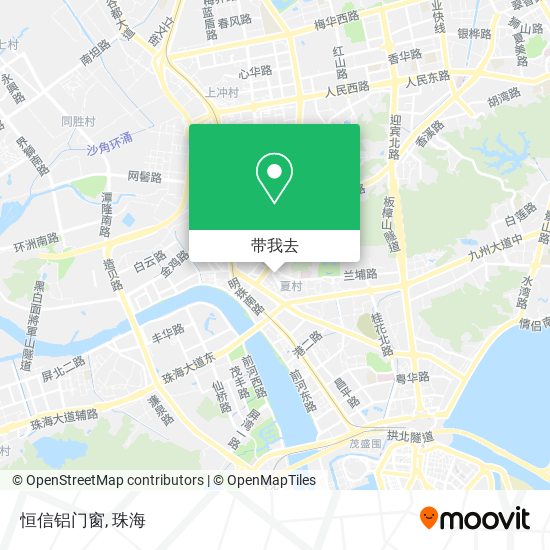 恒信铝门窗地图