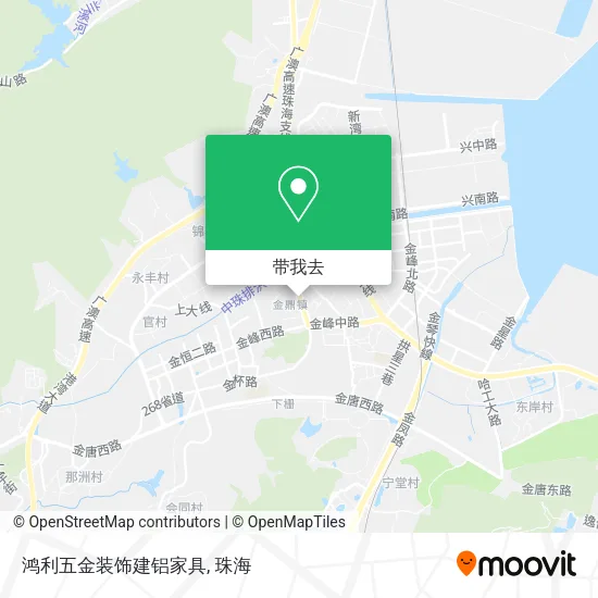 鸿利五金装饰建铝家具地图