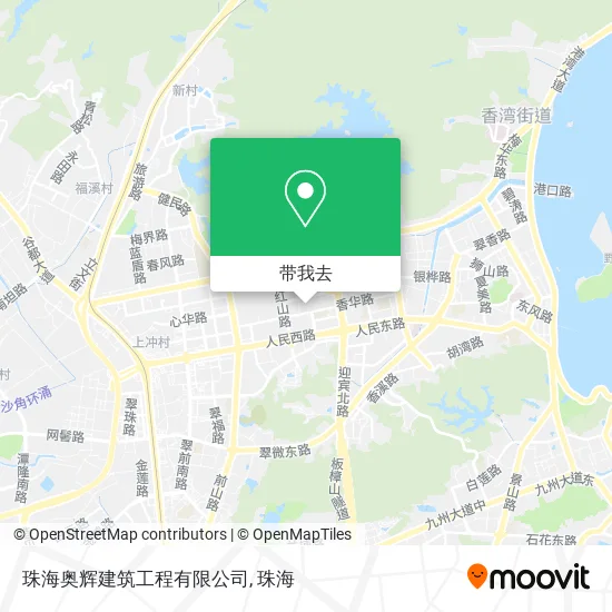 珠海奥辉建筑工程有限公司地图