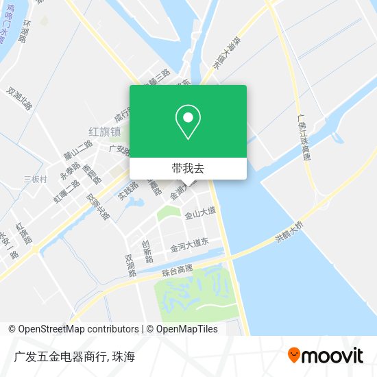 广发五金电器商行地图