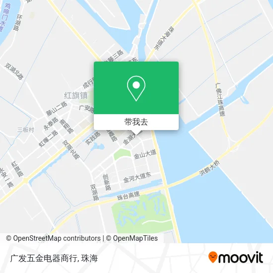 广发五金电器商行地图