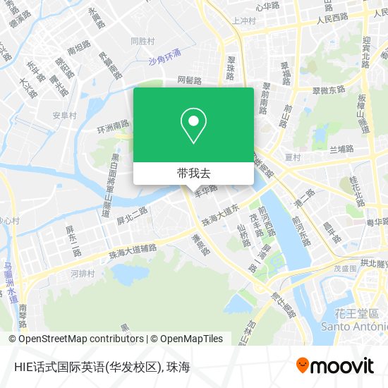 HIE话式国际英语(华发校区)地图