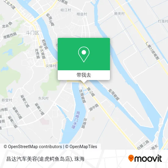 昌达汽车美容(途虎鳄鱼岛店)地图