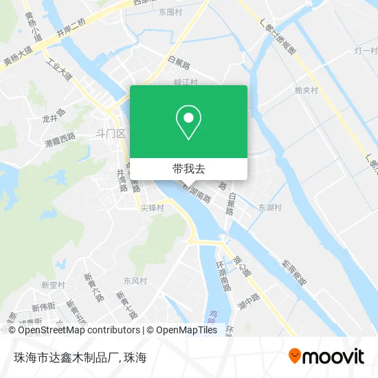 珠海市达鑫木制品厂地图