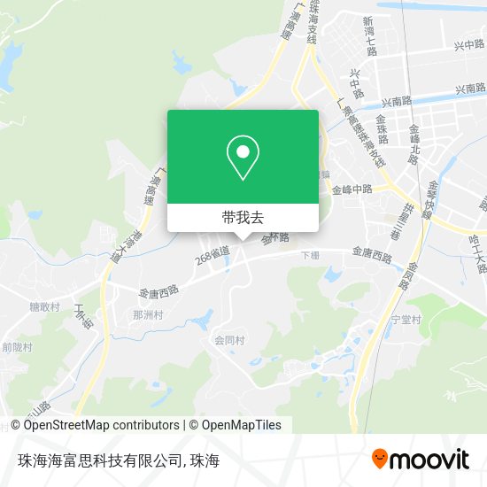 珠海海富思科技有限公司地图