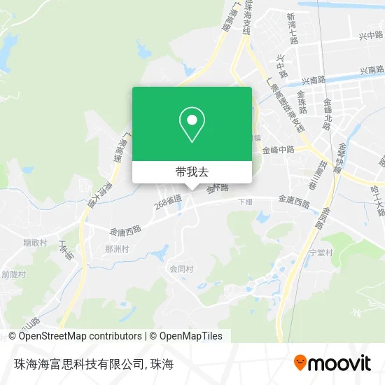 珠海海富思科技有限公司地图