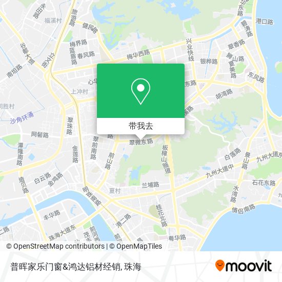 普晖家乐门窗&鸿达铝材经销地图