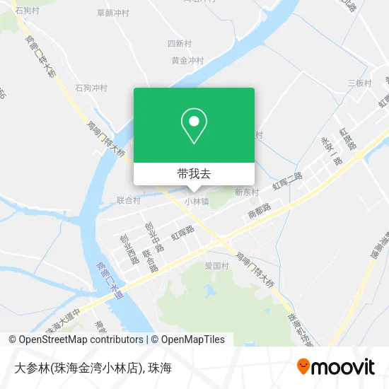大参林(珠海金湾小林店)地图