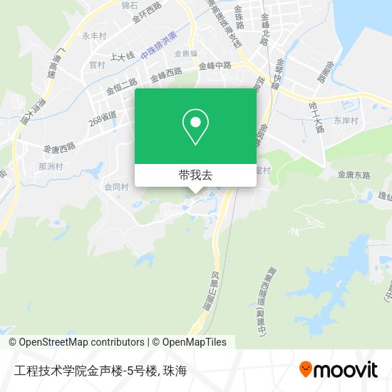工程技术学院金声楼-5号楼地图