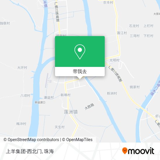 上羊集团-西北门地图