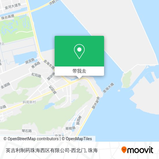 英吉利制药珠海西区有限公司-西北门地图