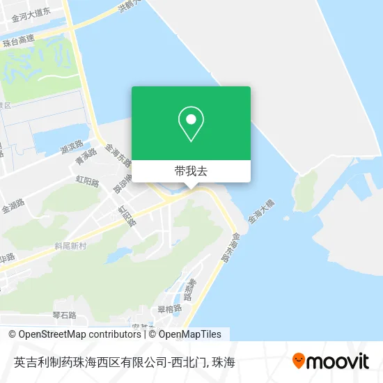 英吉利制药珠海西区有限公司-西北门地图