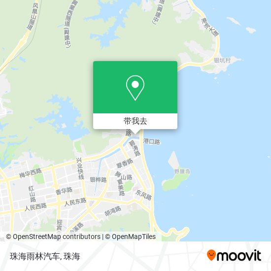 珠海雨林汽车地图
