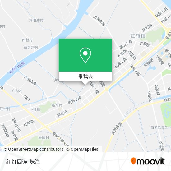 红灯四连地图
