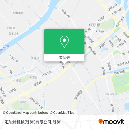 汇能特机械(珠海)有限公司地图