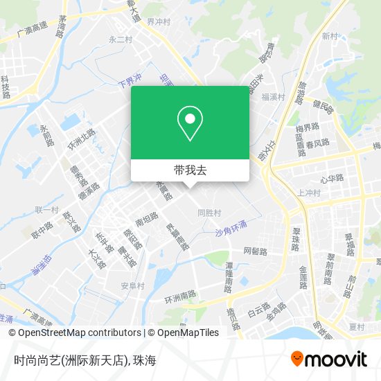 时尚尚艺(洲际新天店)地图