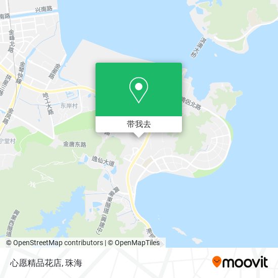 心愿精品花店地图