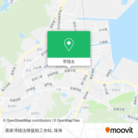 唐家湾镇法律援助工作站地图
