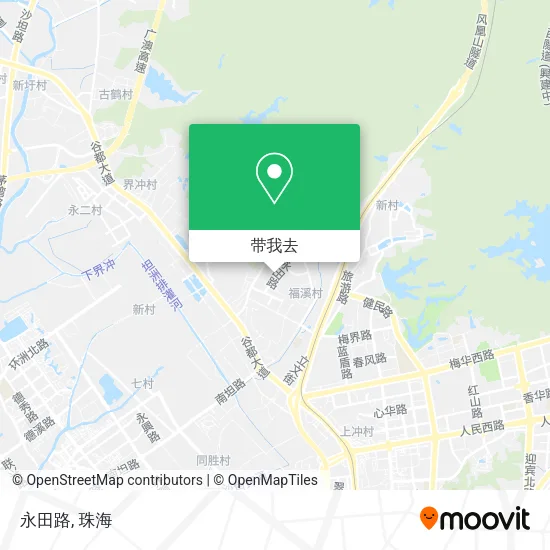 永田路地图