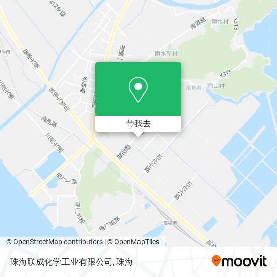 珠海联成化学工业有限公司地图