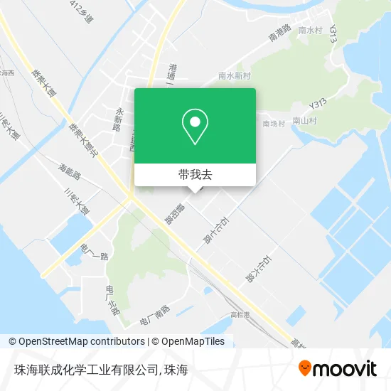 珠海联成化学工业有限公司地图
