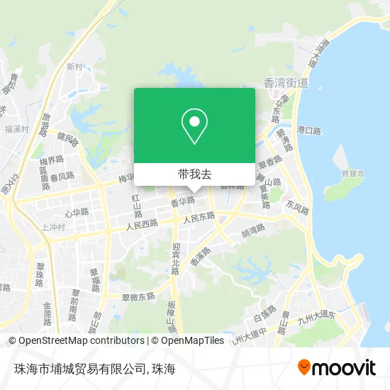 珠海市埔城贸易有限公司地图