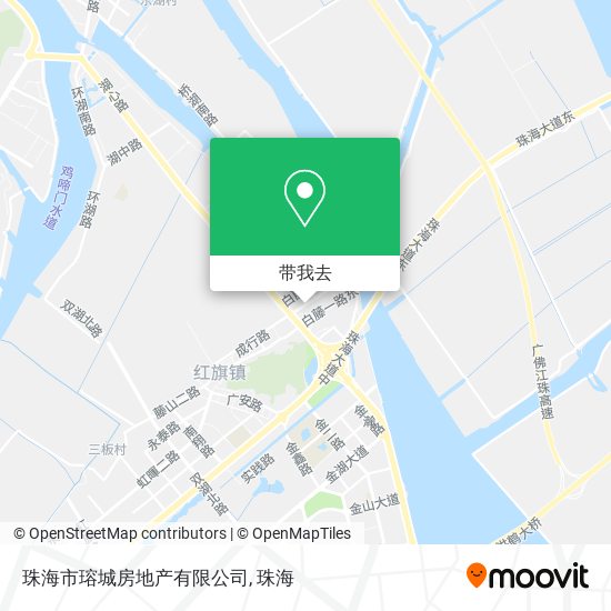 珠海市瑢城房地产有限公司地图