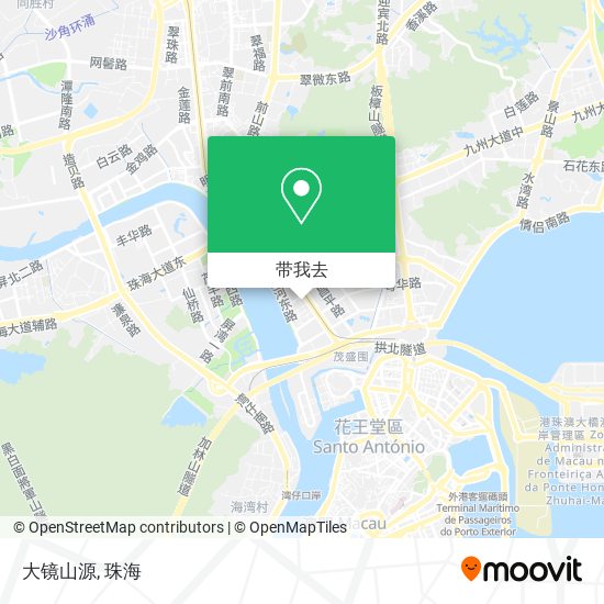 大镜山源地图