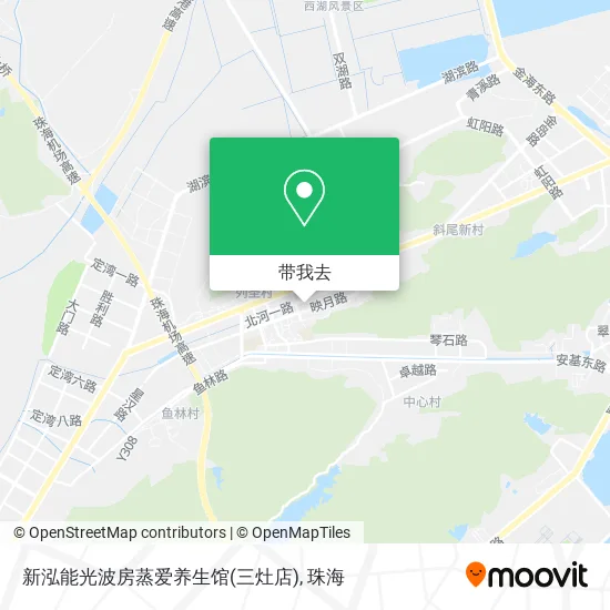 新泓能光波房蒸爱养生馆(三灶店)地图