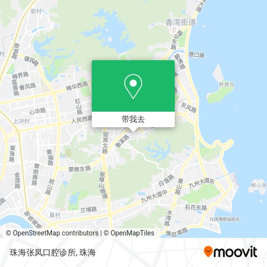 珠海张凤口腔诊所地图