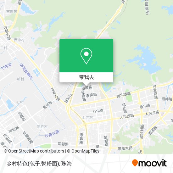 乡村特色(包子,粥粉面)地图