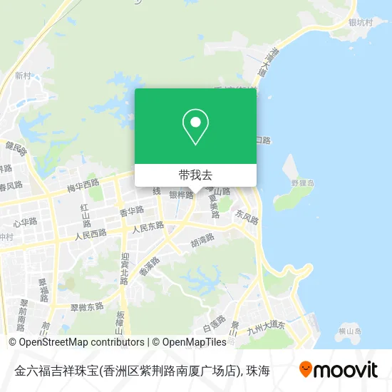 金六福吉祥珠宝(香洲区紫荆路南厦广场店)地图