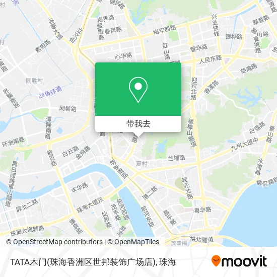 TATA木门(珠海香洲区世邦装饰广场店)地图