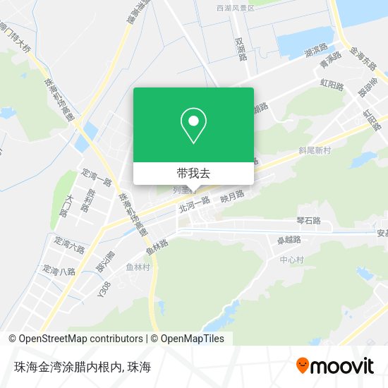 珠海金湾涂腊内根内地图