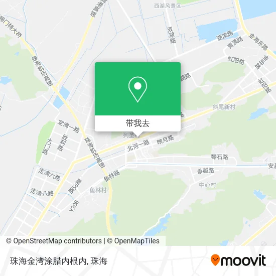 珠海金湾涂腊内根内地图