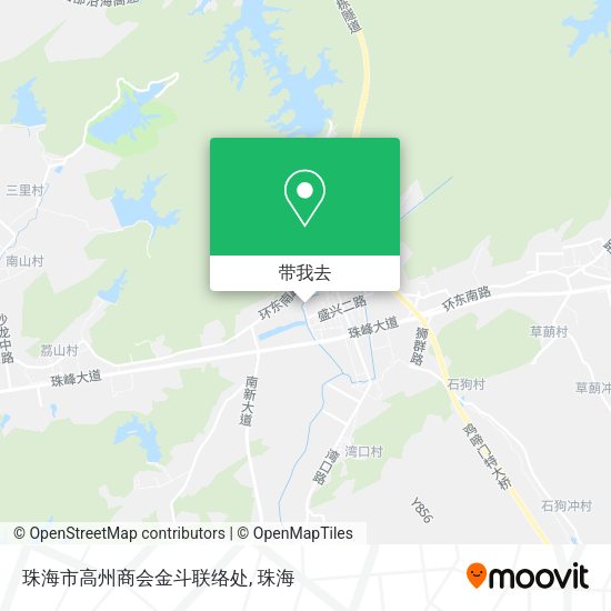 珠海市高州商会金斗联络处地图